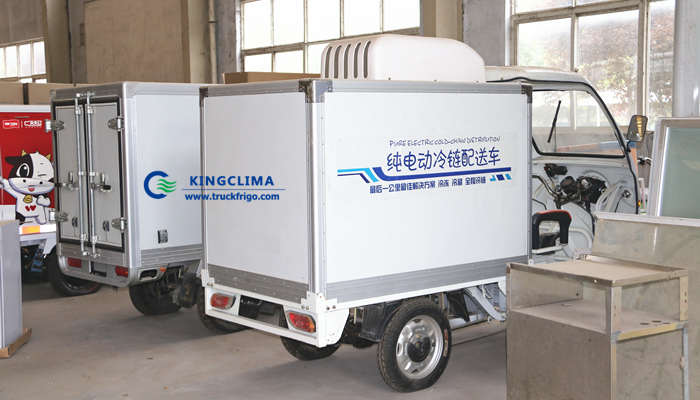 electric refrigerated cargo tricycles
